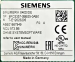 Siemens 6FC5357-0BB35-0AB0